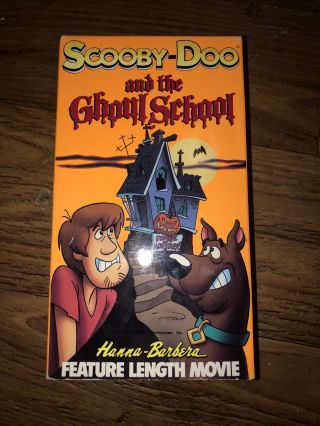 Vintage Scooby Doo And The Ghoul School Rare 1988 Vhs