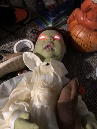 Molly Dolly Halloween Zombie Baby Halloween Spirit Rare Htf Gemmy Morbid
