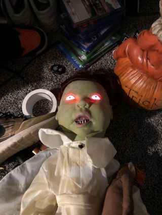 Molly Dolly Halloween Zombie Baby Halloween spirit rare htf gemmy morbid 2