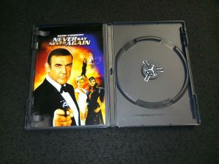 No Dvd Case Only Never Say Never Again Dvd James Bond 007 Sean Connery Rare Oop