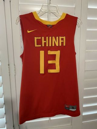 Rare Nike 2008 Beijing Olympics China Yao Ming Jersey Adult SMALL 2