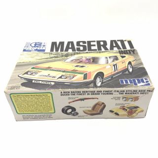 Mpc European Racing Series Maserati Indy 1/32 Scale Model Kit 2 - 1014 Rare Vtg