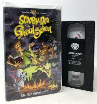 Scooby - Doo And The Ghoul School - Vhs Rare Screener Tape Htf — Animated Cartoon