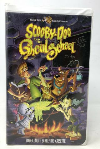 Scooby - Doo and the Ghoul School - VHS RARE SCREENER TAPE HTF — Animated Cartoon 3