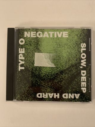 Type O Negative Slow Deep And Hard Cd 1991 Roadrunner Usa Metal Rare