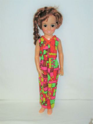 Vintage 1972 Ideal Crissy/chrissy Doll Turn Dial And Pull String Outfit