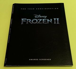 Frozen 2 (animated,  2019) Fyc Dvd Rare Awards Screener