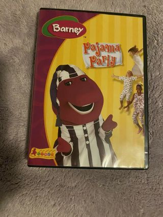 Barney Pajama Party Dvd Rare Oop