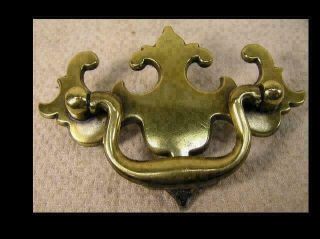 8 Vintage Brass Handles Knobs Pulls 3 " Cabinet Furniture Hardware 