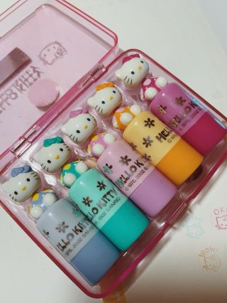 Vintage Hello Kitty 2002 Self Inking Stamp Set - Extremely Rare -