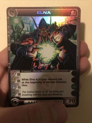 Chaotic Tcg Forged Unity Elna Rare Lp/nm Max Energy