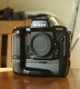 Nikon F90x N90s Film 35mm Slr Camera,  W/ Rare Battery Grip