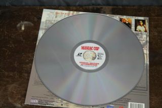 Maniac Cop Laserdisc Move Bruce Campbell Rare Horror.  LD Laser Laser Disc 2