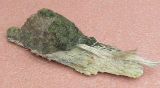 LARGE MINERAL SPECIMEN OF CHRYSOTILE ON ANTIGORITE FROM CONVERSE CO. ,  WYOMING 3