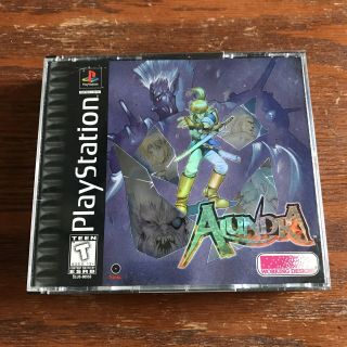Alundra (sony Playstation 1,  1997) Ps1 Rare Rpg Complete W/ Map Cib