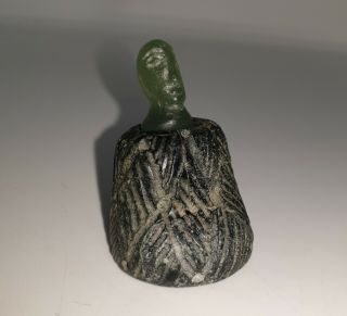 A Very Ancient Small Rare Shaped Bactrian Stone composite idol/Statue 3