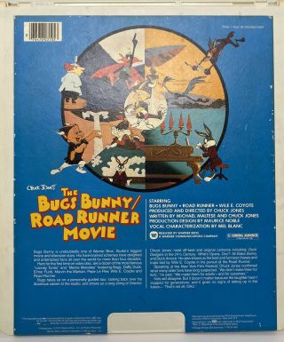 The Bugs Bunny Road Runner Movie RCA CED Selectavision Video Disc Vintage Rare 2