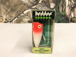 Vintage Heddon Baby Chugger Spook Fishing Lure (9520 Rh) - Nos