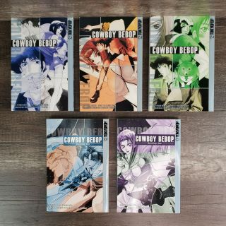 Rare Cowboy Bebop Tokyopop Complete Set 1 - 3 And 1 - 2 Shooting Star Manga