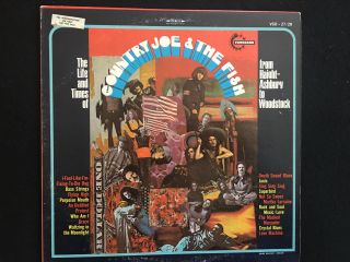 Country Joe And The Fish - Life And Times Of.  Rare Double White Label Promo.  - 1971