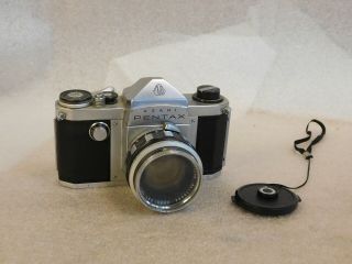 Rare Asahi Pentax K 35mm Slr Camera & Auto - Takumar 55mm F1.  8 Lens