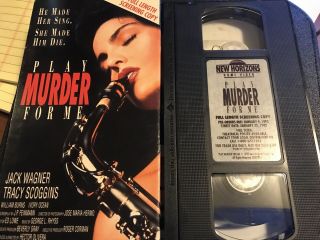 Horizons Vhs Play Murder For Me 1992 Rare Screener Oop Cult Jack Wagner