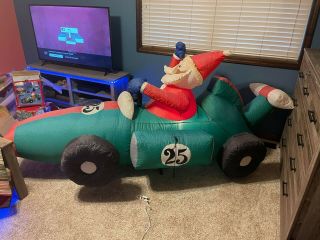 Rare Gemmy 2006 8 Foot Long Stock Car Christmas Airblown Inflatable
