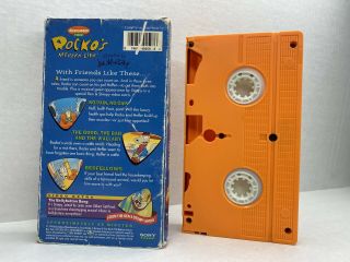 Rockos Modern Life - With Friends Like These.  (VHS,  1997) Rare VHS Orange Tape 2