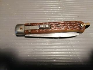 Couteau Ancien Begon Model Année 1970 Rare.  Navaja.  Stilleto.  Knife.