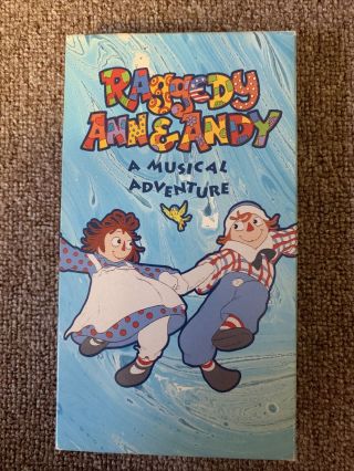 Raggedy Ann & Andy A Musical Adventure Vhs Videotape Rare Fox Video Cartoon