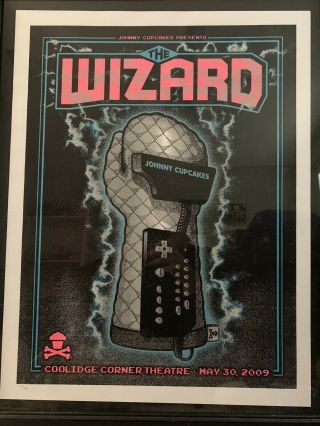 Johnny Cupcakes “the Wizard” Screen Print Poster Rare 67 Of 100.  22”x28”