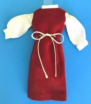 Vintage American Character Tressy Doll Red Sophisticated Lady Dress 1960’s
