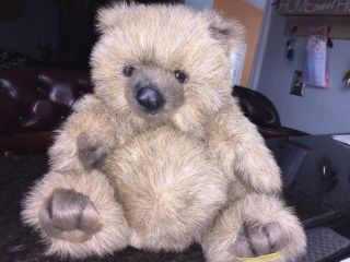 Vintage Fancy Zoo 1994 Plush Pot Belly Fuzzy Furry Teddy Bear 9430
