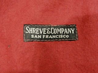 2 Vintage SHREVE & COMPANY Anti - Tarnish Bags 3