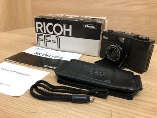 Near : Rare Ricoh Ff - 1 Point & Shoot Camera 35mm F/2.  8 Lens Japan