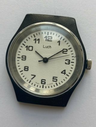 Vintage Rare Beatiful Watch Luch ЛУЧ Jewels Dial Ussr Top