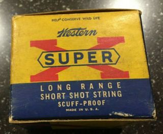 Vintage Western - X Rare 3 Inch 410 Gauge Empty Shotgun Shell Box 3