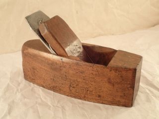 Antique Auburn Tool Co.  Coffin Style 8 " L Wood Block Smooth Plane