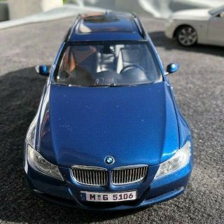 1:18 Kyosho Bmw 330i Touring E91 Blue Met Dealer Edition One Owner Very Rare