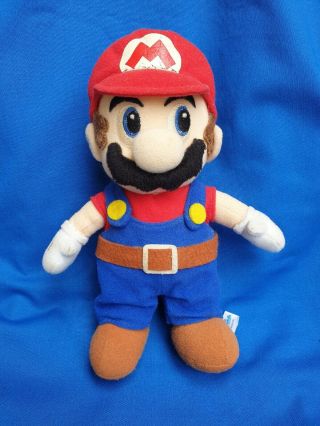 Mario Sunshine 7  Sega Nintendo 2002 Plush Japan Doll No Fludd Rare Toy