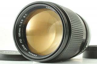 【opt Rare " O " 】 Canon Fd 135mm F/2.  5 Mf Telephoto Prime Lens From Japan