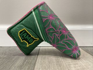 Rare Limited Tyson Lamb By Ep 2019 Masters Azalea Blade Putter Headcover