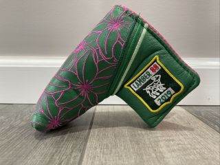 RARE Limited Tyson Lamb By EP 2019 MASTERS Azalea Blade Putter HeadCover 2