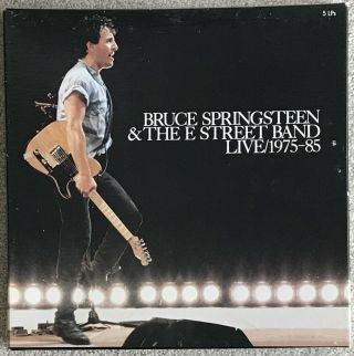 Bruce Springsteen 5 Lp Box Set Live 1975 - 85 Rare Booklet