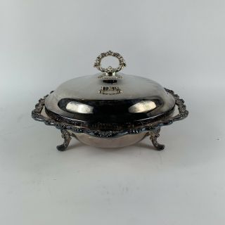 International Silver Co.  Vintage Silverplate Covered Serving Dish