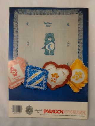 Care Bears in Counted Cross Stitch 5100 Paragon Needlecraft Pattern Book 1985 2