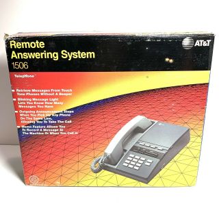 At&t Remote Answering System 1506 Telephone Vintage