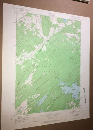 Lake Bonaparte Ny Lewis Co.  Usgs Topographical Geological Survey Quadrangle Map