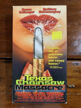 Texas Chainsaw Massacre The Next Generation Vhs Columbia Horror Sov Rare Cult