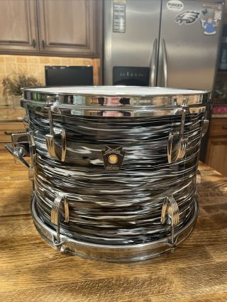 Ludwig Classic Maple 13” X 9” Tom Black Oyster Pearl Rare